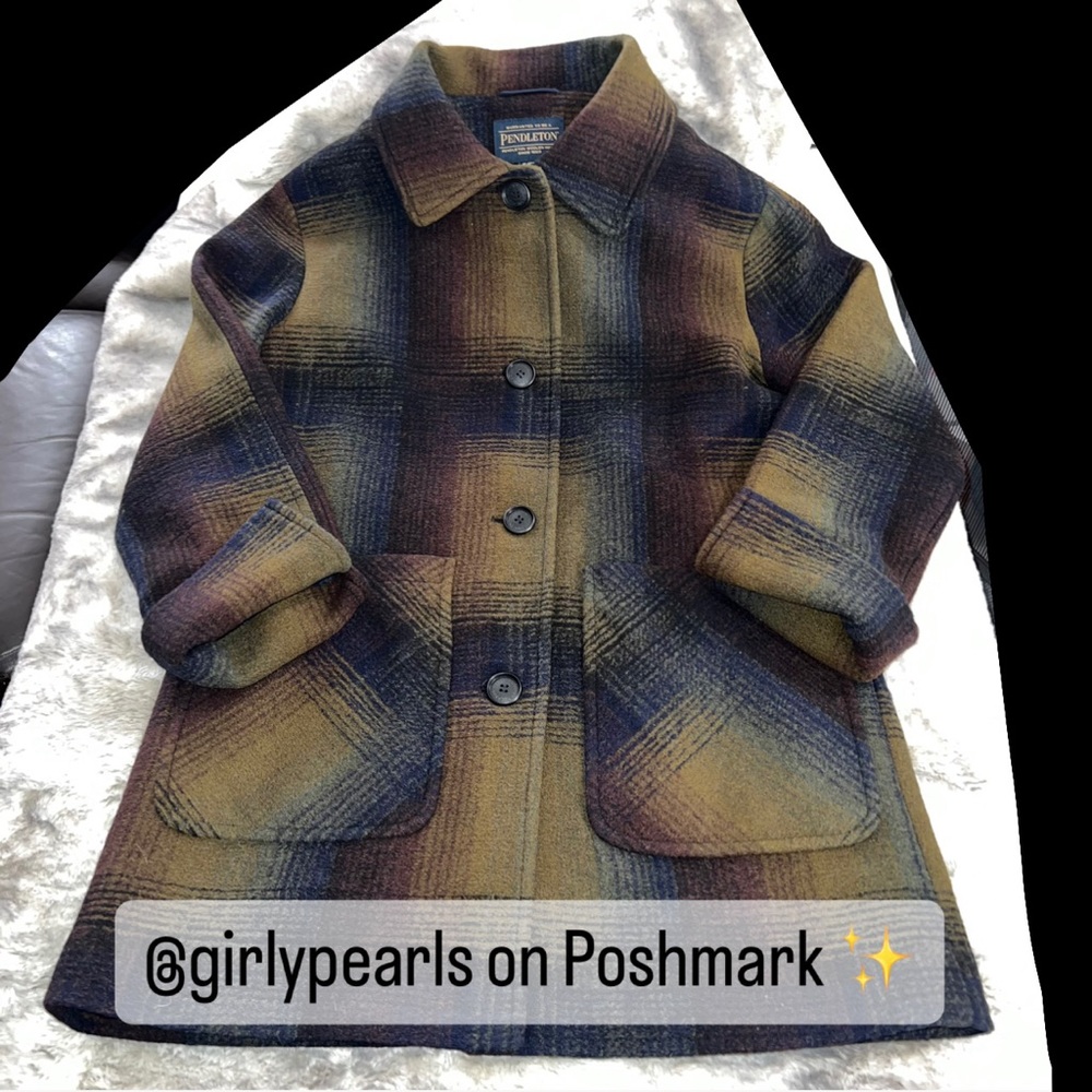 Pendleton Ladies' Wool Blend Topper Coat NEW